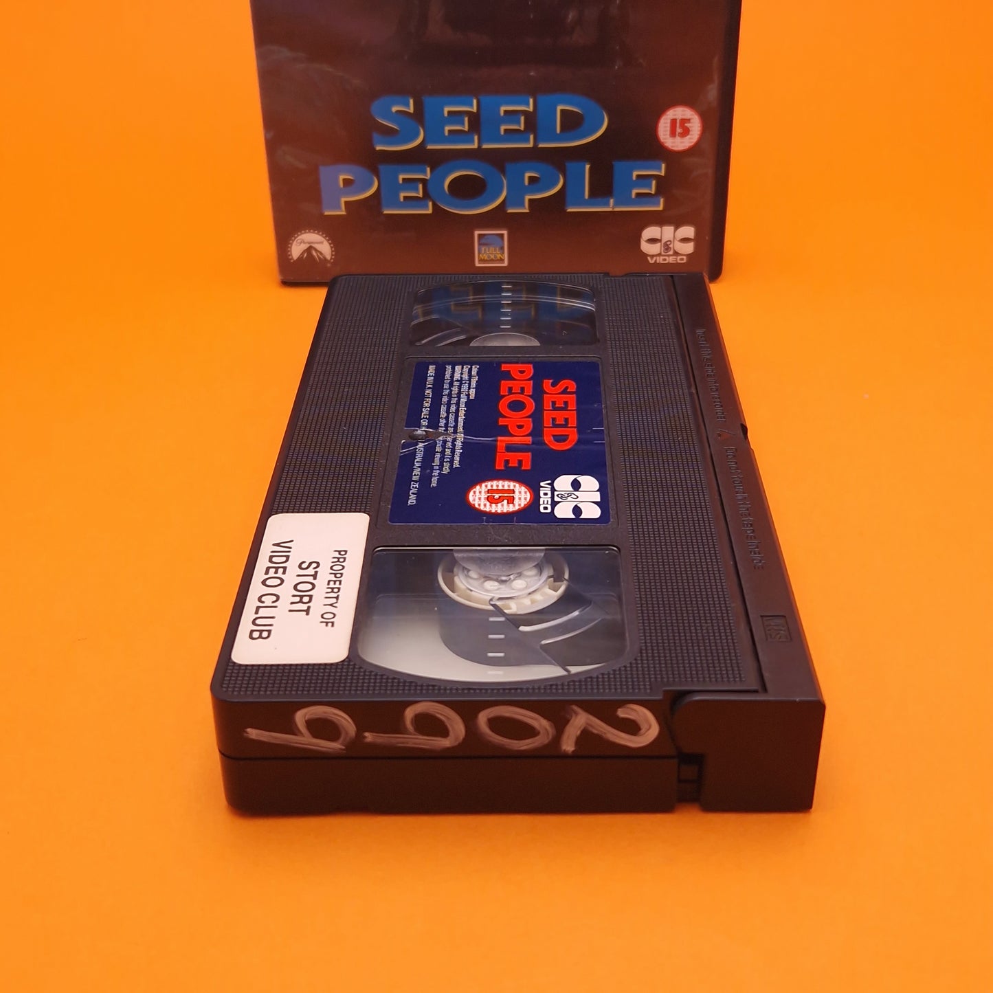 VHS Video ☆ SEED PEOPLE ☆ 80s Big Box Ex Rental Sci-Fi 15 Vintage