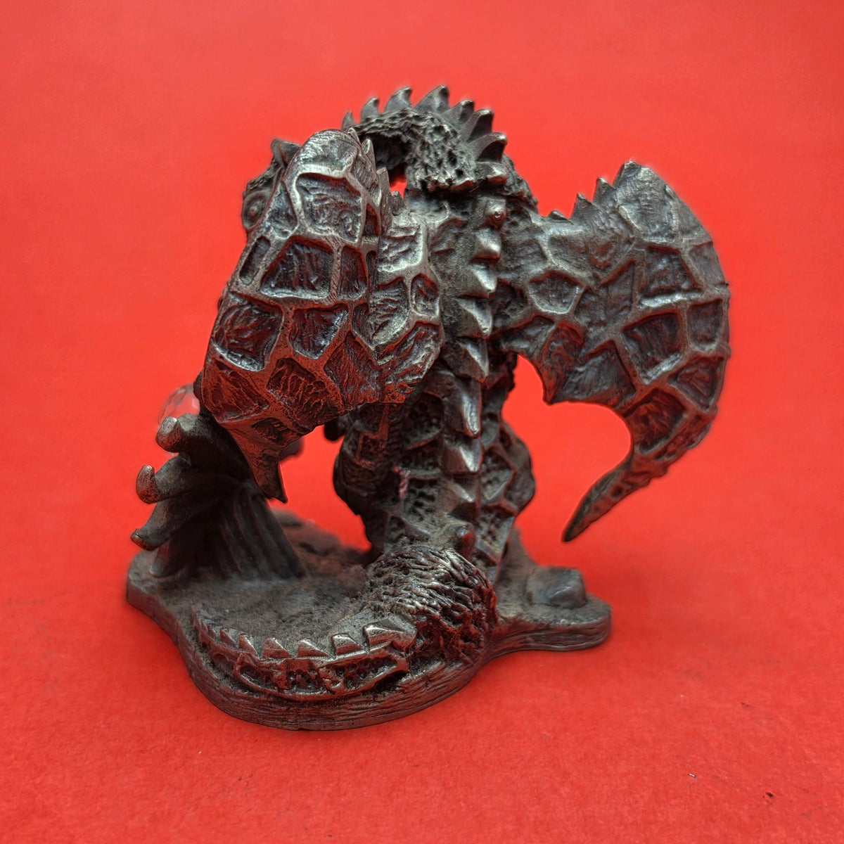 MYTH AND MAGIC ☆ THE SUN DRAGON Statue Metal Figure ☆ Loose Mark Locker