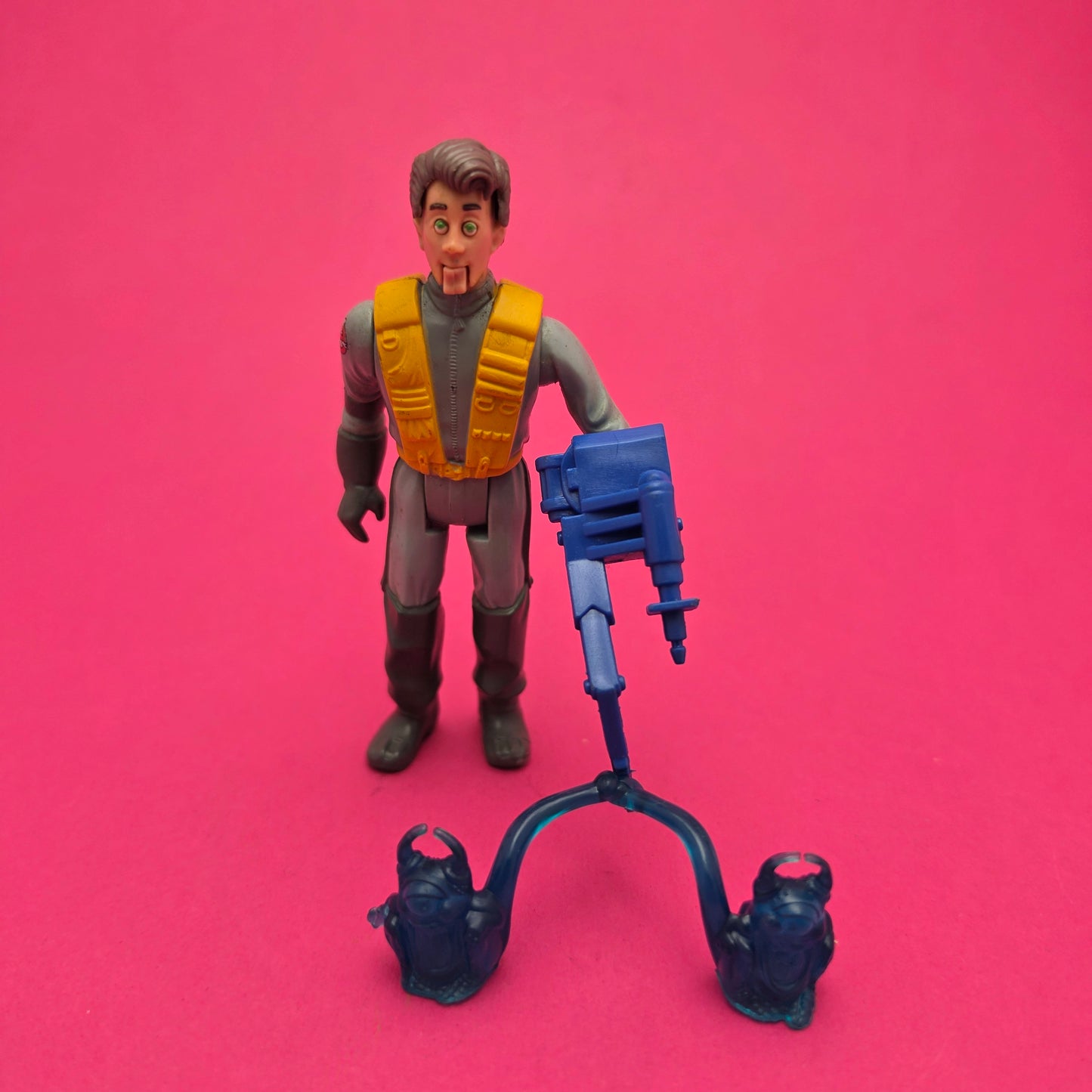 GHOSTBUSTERS ☆ PETER VENKMAN FRIGHT FEATURES Figure ☆ Loose 80s Kenner Original