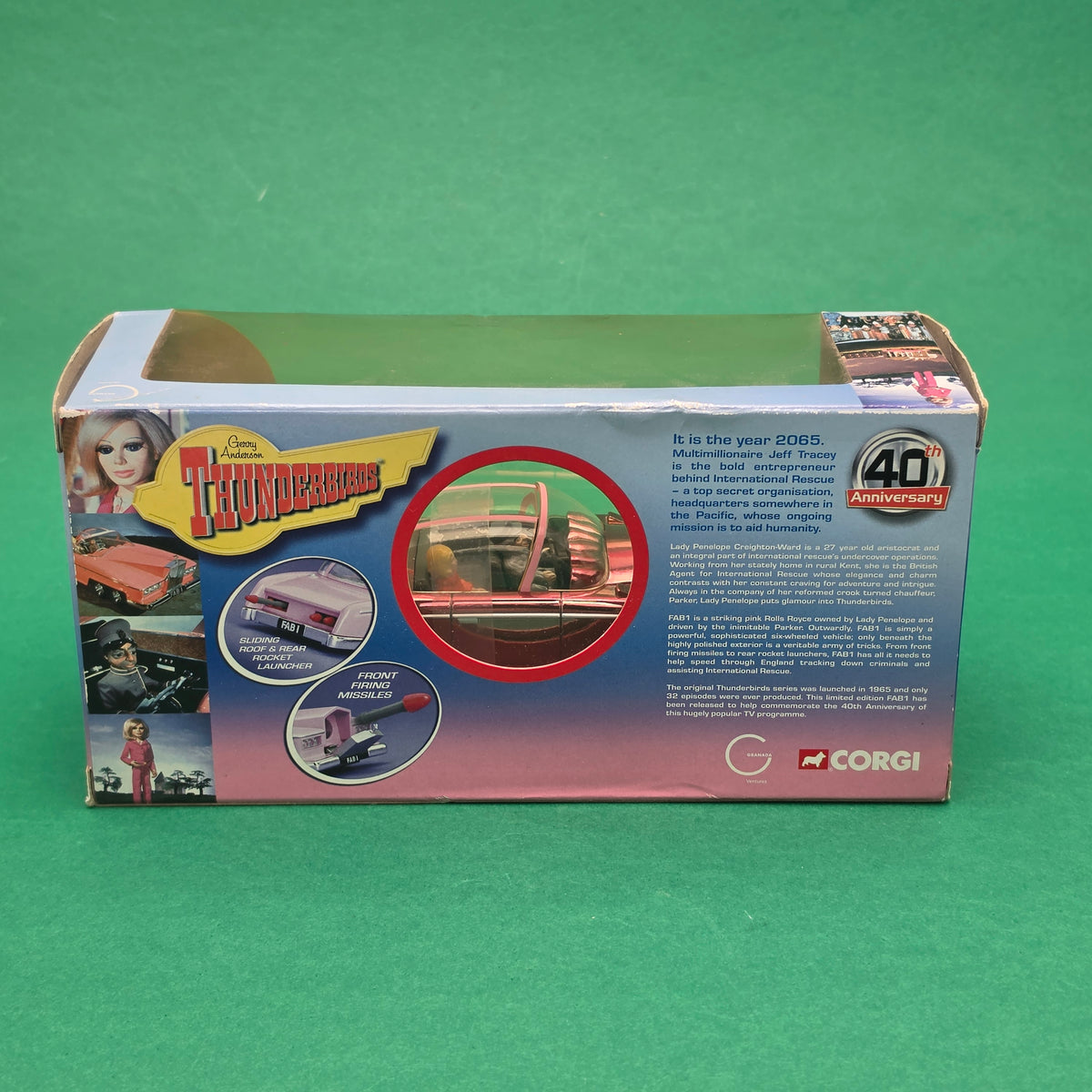 THUNDERBIRDS ☆ 40th Anniversary FAB 1 Limited Edition Diecast ☆ Corgi Model
