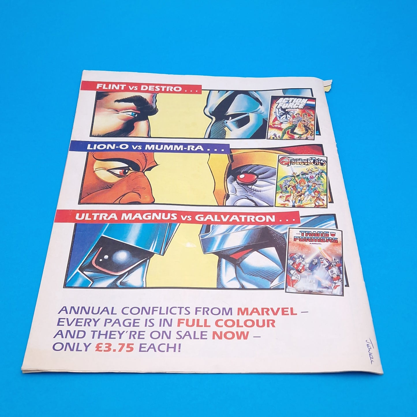 THUNDERCATS COMIC ☆ Vol 40 Vintage Original ☆ 80s Marvel Along came Spidera