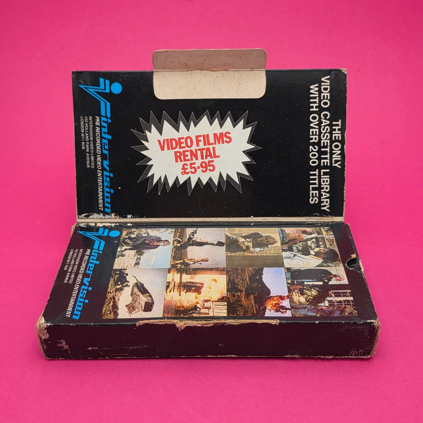 VHS Video ☆ LASERBLAST 1978 ☆ Pre Cert Vintage Ex Rental RARE CARDBOARD SLEEVE