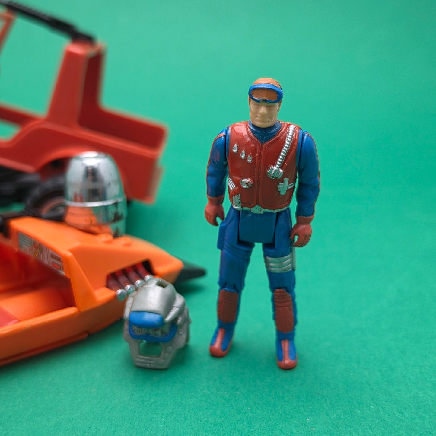 M.A.S.K ☆ GATOR DUSTY HAYES Complete Vintage Figure Vehicle ☆ MASK Kenner 80s