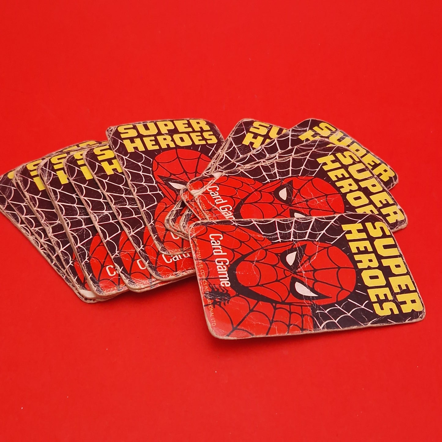 MARVEL SUPER HEROES ☆ 1977 TRUMP CARDS Jotastar ☆ Vintage Game