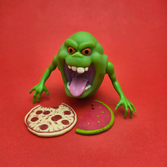 GHOSTBUSTERS ☆ GREEN GHOST SLIMER Food Vintage Figure ☆ Loose 80s Kenner Original