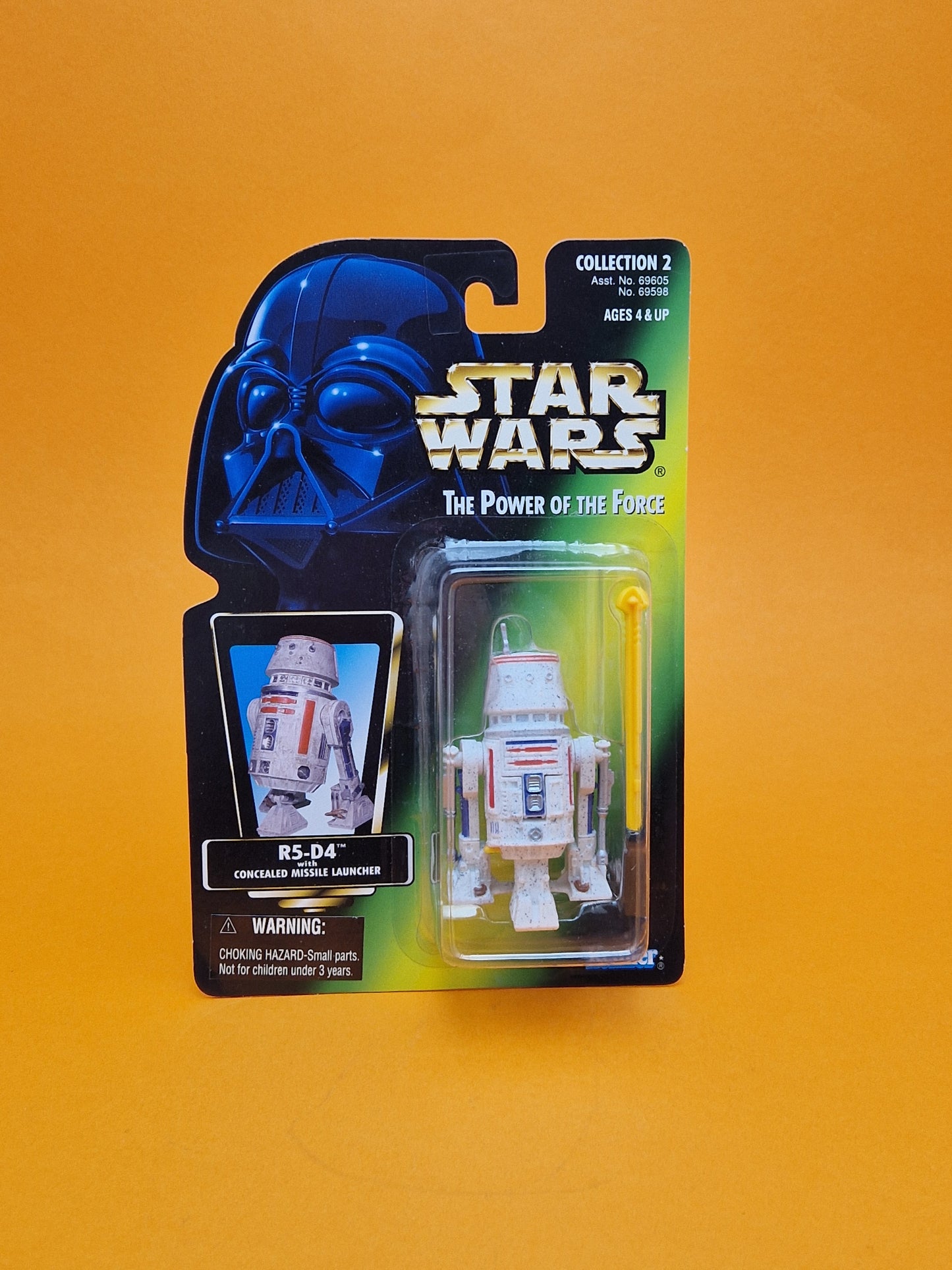 STAR WARS POTF ☆ R5-D4 Figure ☆ MOC Sealed Carded Kenner Power of the Force