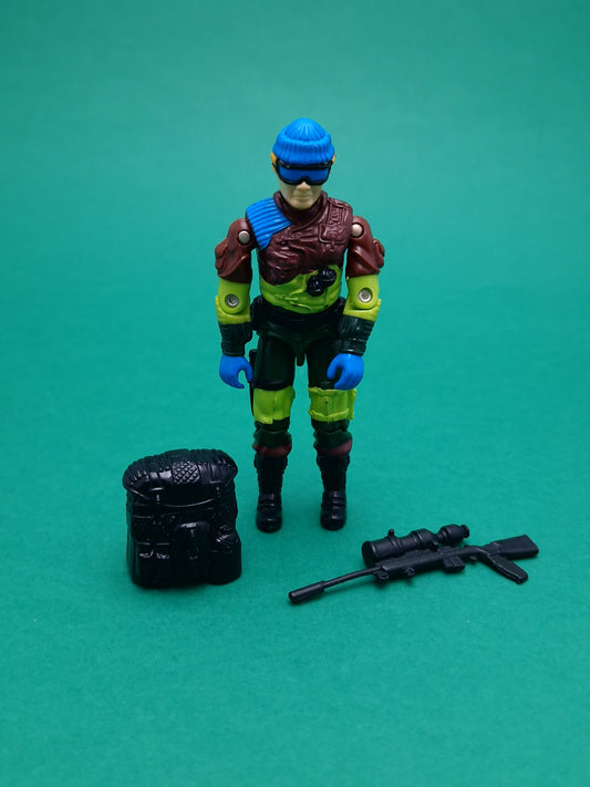 GI JOE ☆ LOW-LIGHT Action Figure Slaughter's Marauders ☆ Vintage Action Force Hasbro 1989