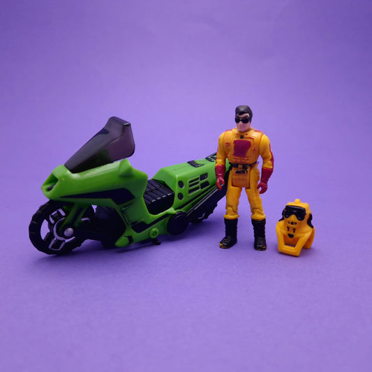 M.A.S.K ☆ CONDOR BRAD TURNER Vintage Figure Vehicle ☆ Complete MASK Kenner 80s Loose