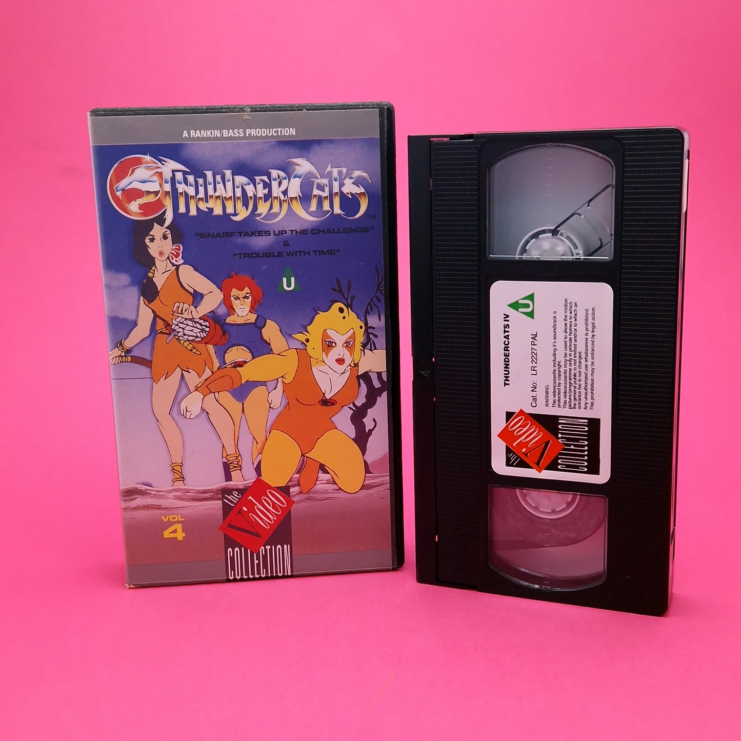 THUNDERCATS ☆ VHS Volume 4 - Vintage Tape ☆ Rankin Bass Mould Damaged Original 80s