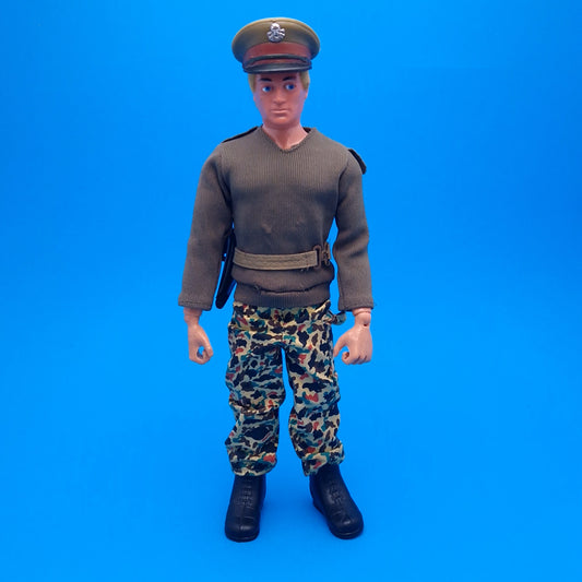 ACTION MAN ☆ TALKING COMMANDER Parts Uniform & Eagle Eye Blonde Figure 80's ☆ Vintage PALITOY Loose
