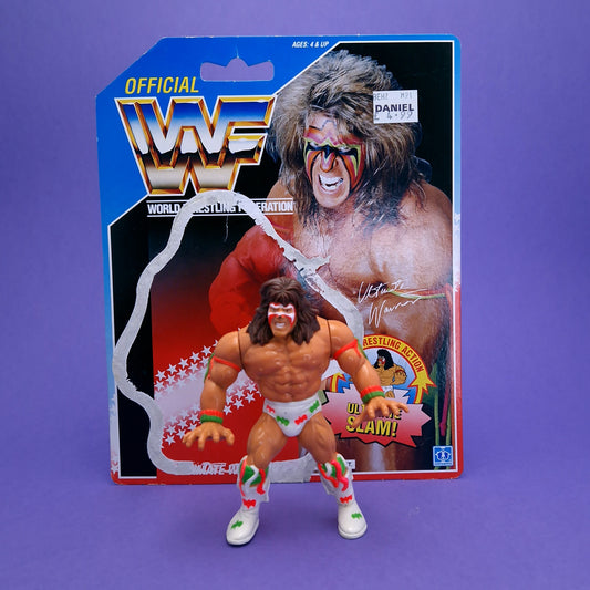 WWF HASBRO ☆ ULTIMATE WARRIOR Vintage Wrestling Figure ☆ Original 90s Series 2