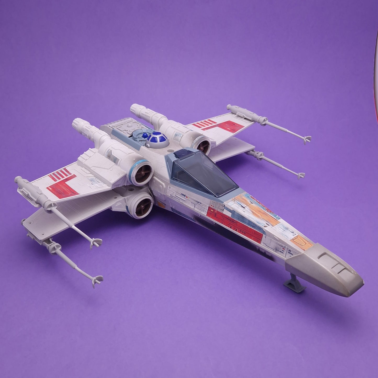 STAR WARS ☆ X WING LUKE SKYWALKER POTF Vintage Action Figure Vehicle ☆ Original 90s