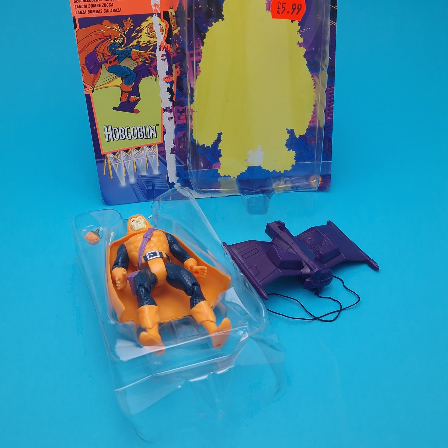 SPIDER-MAN ANIMATED SERIES ☆ HOBGOBLIN Action Figure ☆ Marvel Toybiz 90s Vintage