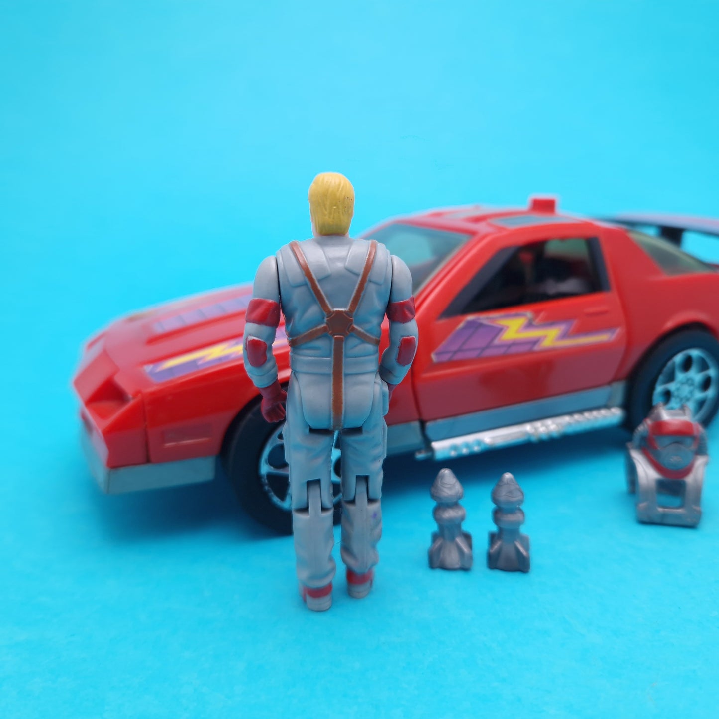 M.A.S.K ☆ MATT TRAKKER THUNDERHAWK Figure Vehicle ☆ Vintage Kenner 80s Complete