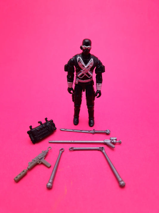 GI JOE ☆ SNAKE EYES V3 Action Figure ☆ Vintage Action Force Hasbro 1989