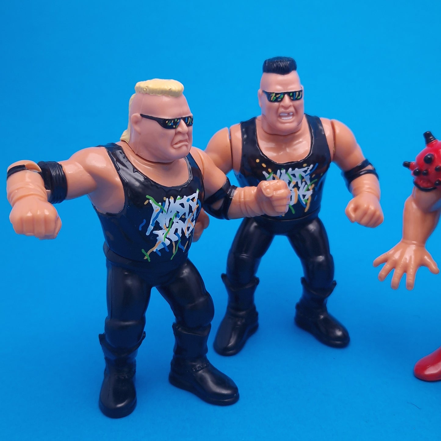 WWF HASBRO ☆ 5x Bundle LEGION OF DOOM NASTY BOYS Vintage Wrestling Figure ☆ Original 90s