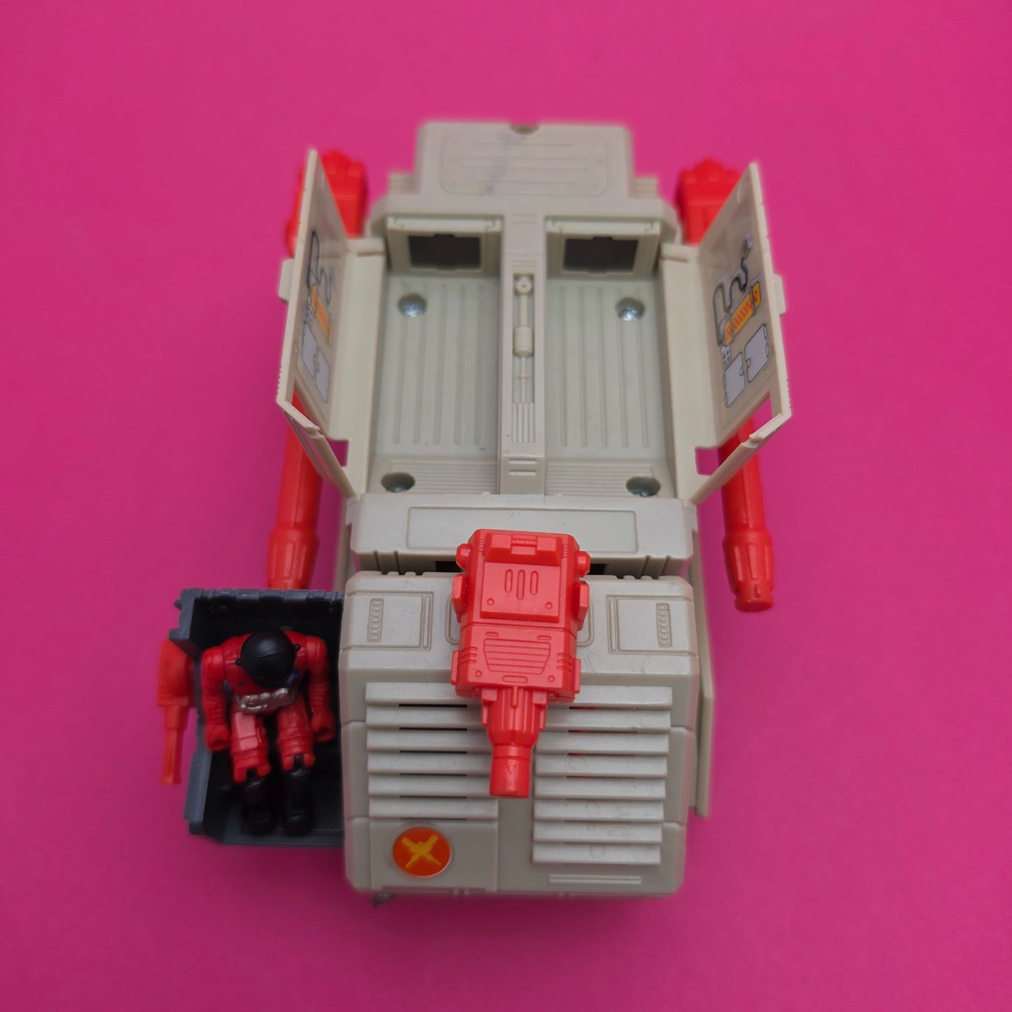 STARCOM ☆ SKYROLLER With Pfc. Shawn Reed Figure Vehicle ☆ 80's Loose Vintage Coleco Mattel
