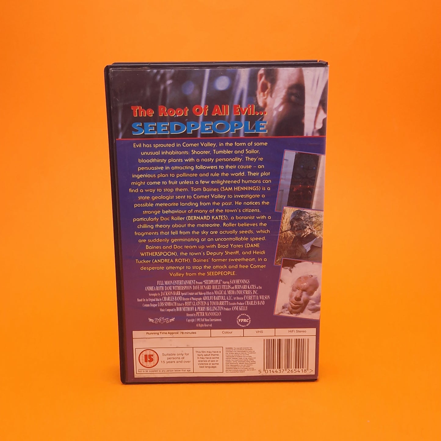 VHS Video ☆ SEED PEOPLE ☆ 80s Big Box Ex Rental Sci-Fi 15 Vintage