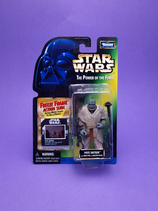 STAR WARS POTF ☆ Freeze Frame POTE SNITKIN Figure ☆ MOC Sealed Carded Kenner Power of the Force