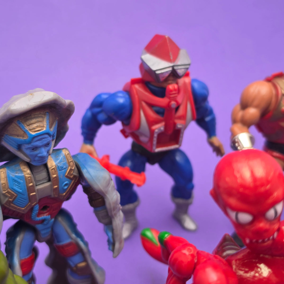 MASTERS OF THE UNIVERSE ☆ 6x Bundle MEKANECK MODULOK KOBRA KHAN JITSU TWO-BAD Vintage Figure ☆ MOTU 80s Mattel