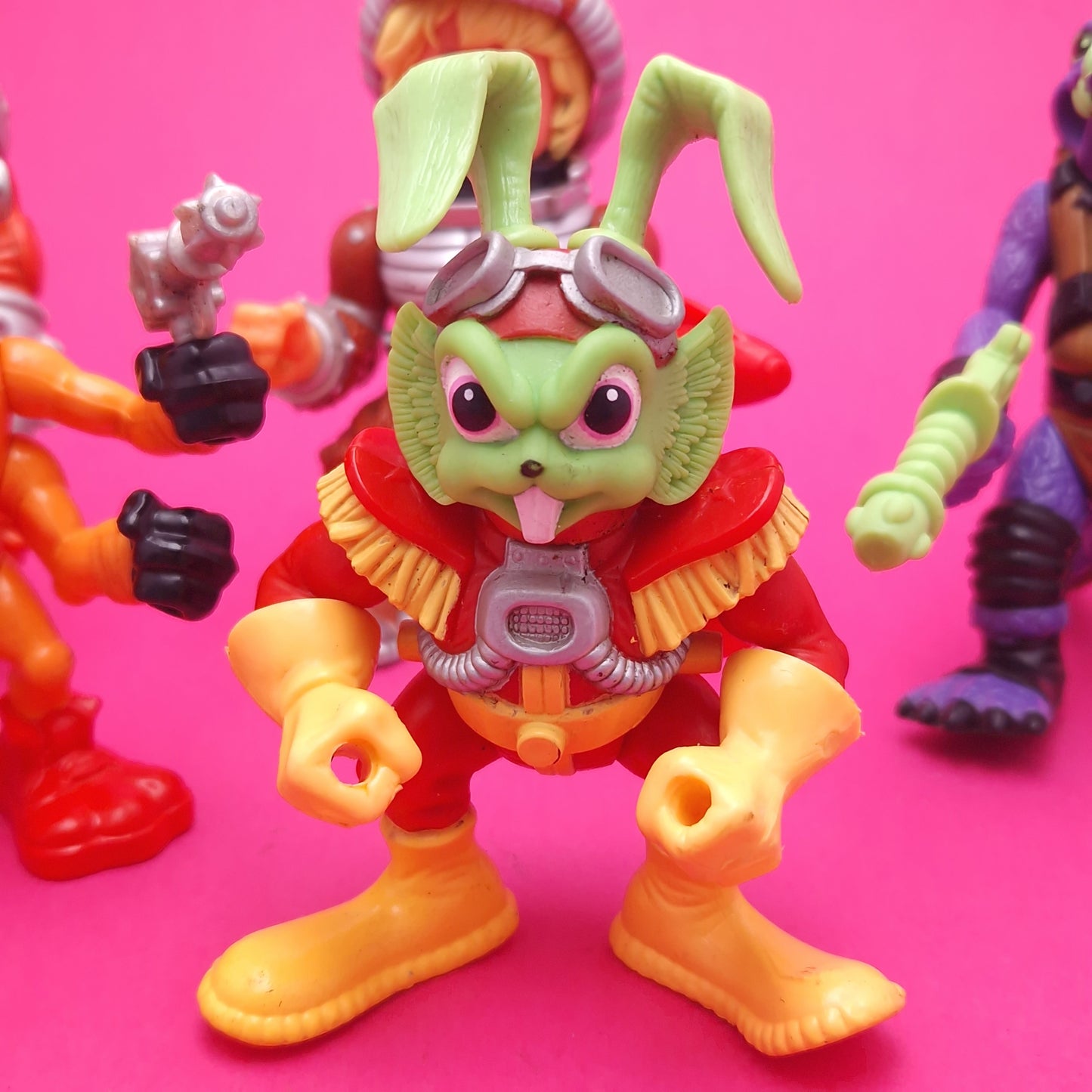 BUCKY O'HARE ☆ DEAD-EYE DUCK AL NEGATOR BRUSIER x5 Action Figure ☆ Loose Vintage Hasbro 90s