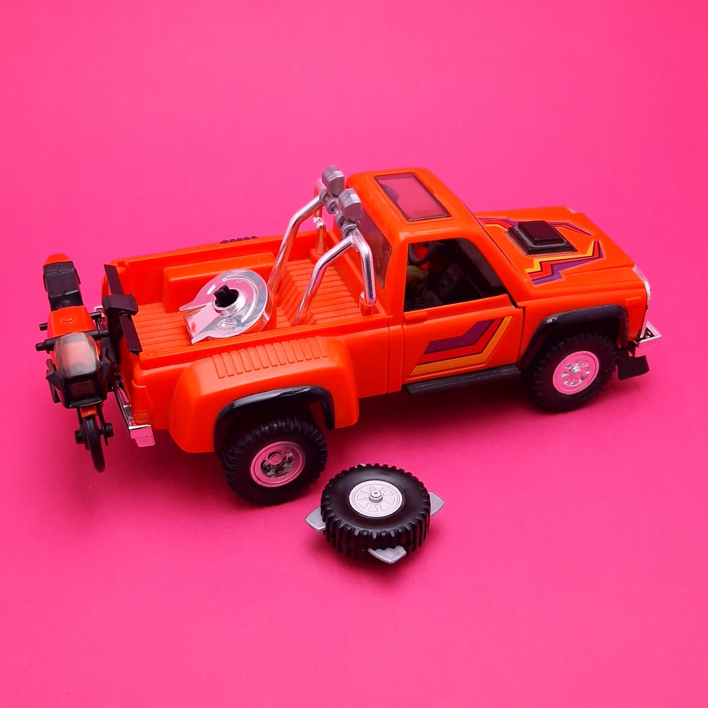 M.A.S.K ☆ FIRECRACKER HONDO MCLEAN Figure Vehicle ☆ BOXED Vintage Kenner 80s
