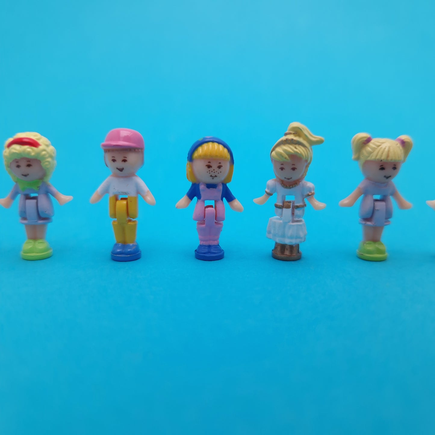 POLLY POCKET ☆ RINGS Bundle Sports Car Bed time Dress Up Vintage Figure Playset ☆ Original 1989