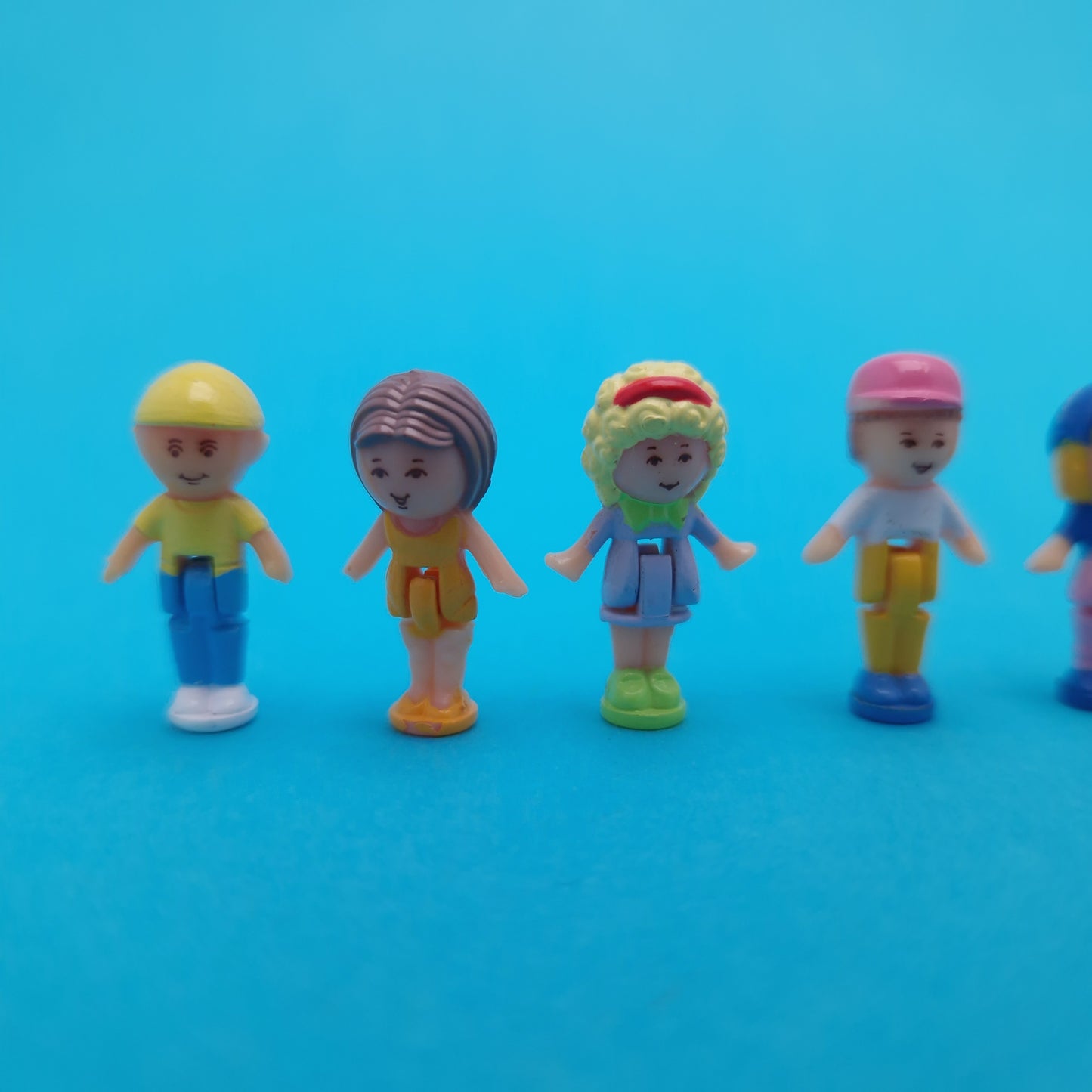 POLLY POCKET ☆ RINGS Bundle Sports Car Bed time Dress Up Vintage Figure Playset ☆ Original 1989