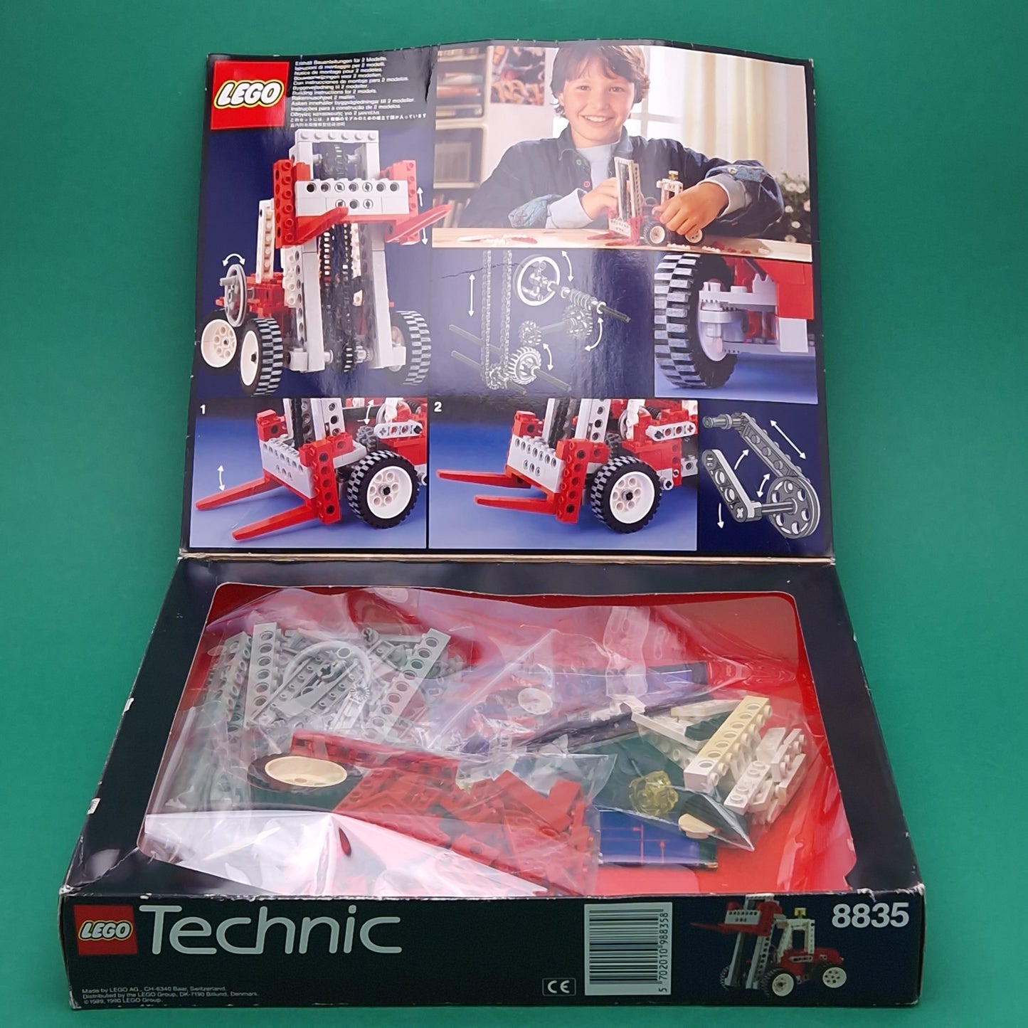 LEGO ☆ 8835 FORKLIFT Technic ☆ Vintage 80s Boxed Instructions
