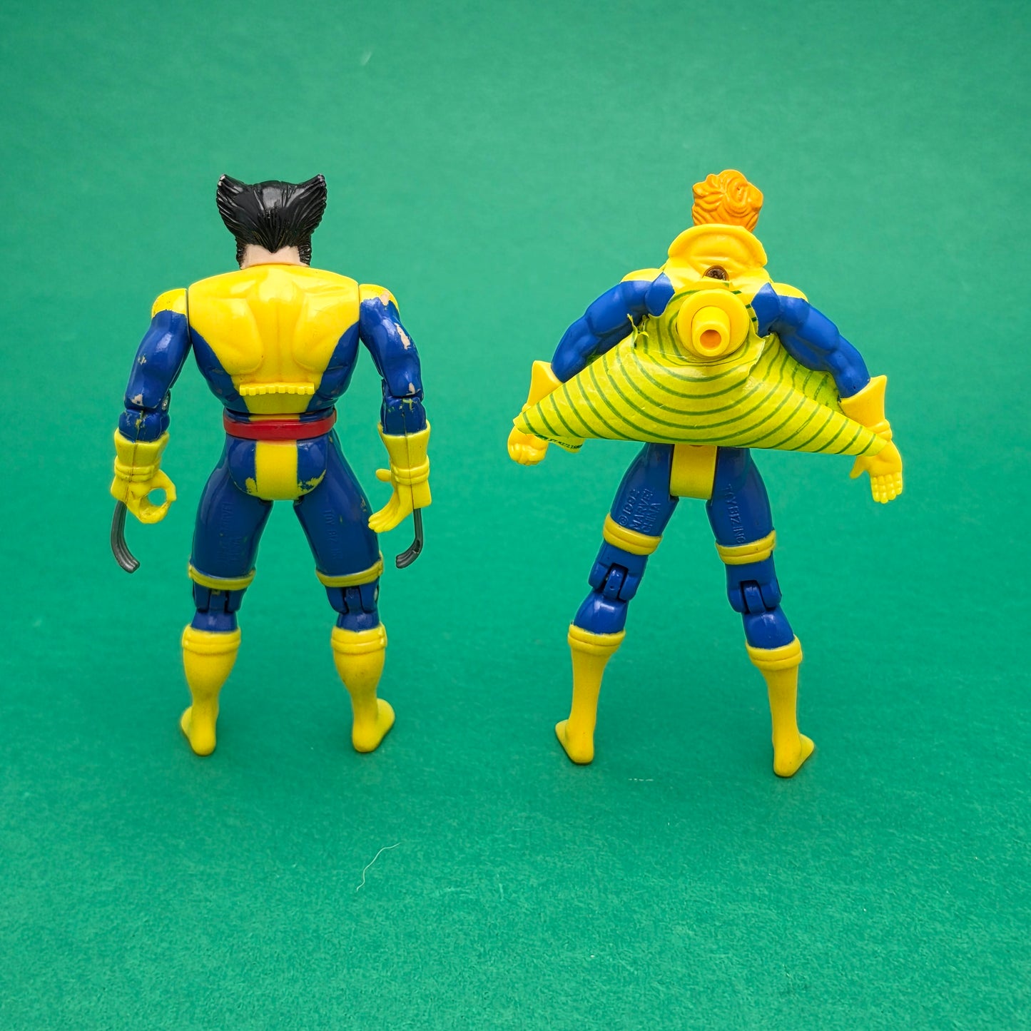 X-MEN ☆ BLACKBIRD JET & Wolverine Cyclops Sabertooth Figures ☆ Vintage 90s Toybiz