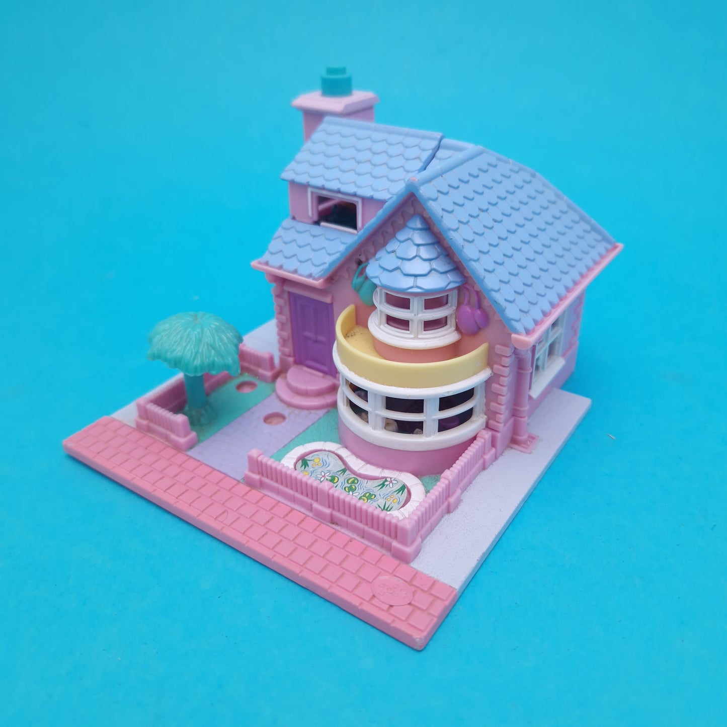 POLLY POCKET ☆ BAY WINDOW HOUSE Vintage Figure Playset Complete ☆ Original 1993