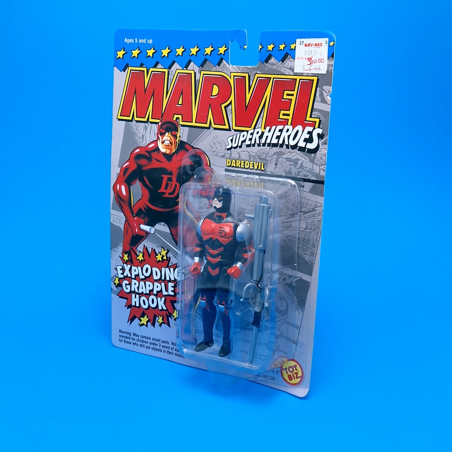 MARVEL SUPER HEROES ☆ DAREDEVIL Vintage Action Figure ☆ Original Carded Toybiz 90s