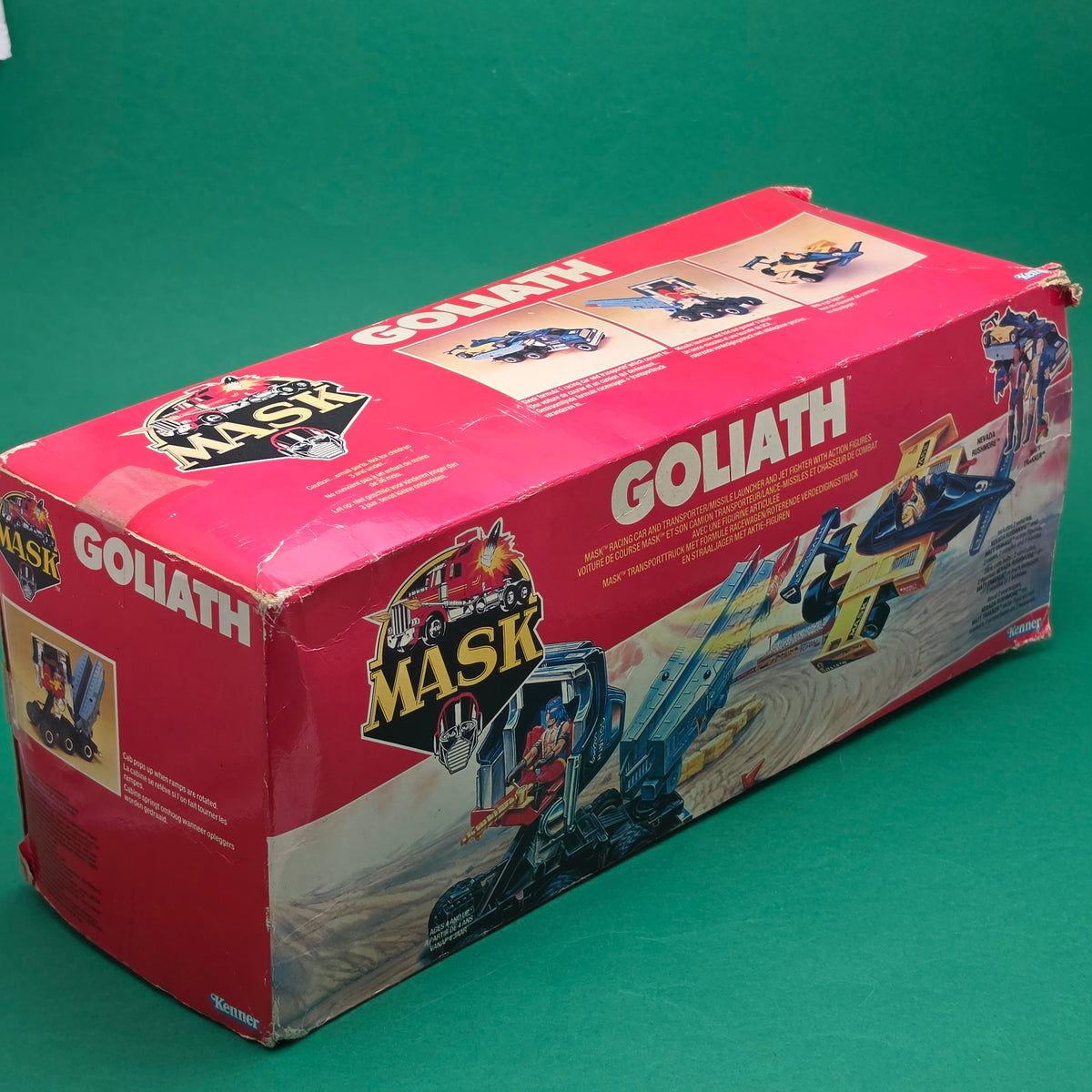 M.A.S.K ☆ GOLIATH Matt Trakker & Nevada ☆ BOXED Vintage MASK Kenner 80s