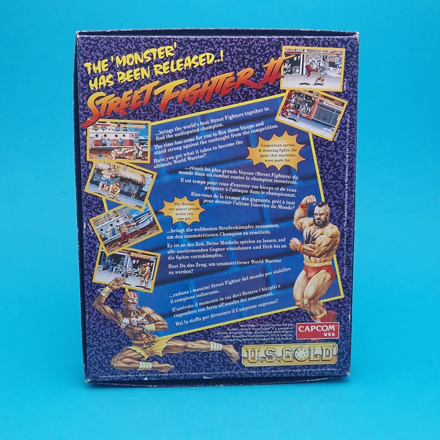 AMIGA ☆ STREET FIGHTER 2 ☆ 1992 BIG BOXED Vintage Retro Game