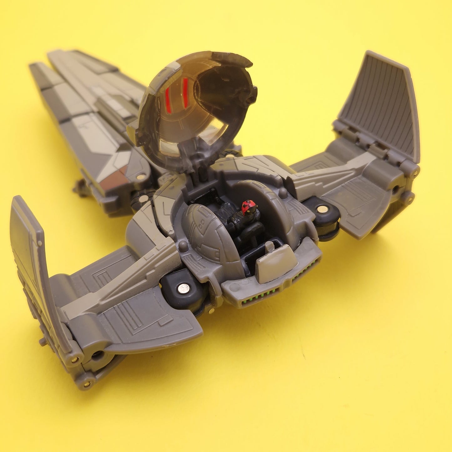 TRANSFORMER ☆ STAR WARS DARTH MAUL & Mini Figure Retro ☆ Loose