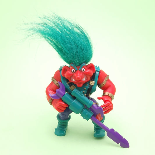 TROLL WARRIORS ☆ VEGAR Lars The Champion Vintage Figure ☆ Original 90s Tyco