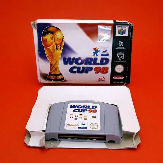 NINTENDO 64 ☆ WORLD CUP 98 ☆ Vintage Retro Game Boxed No Manual PAL N64