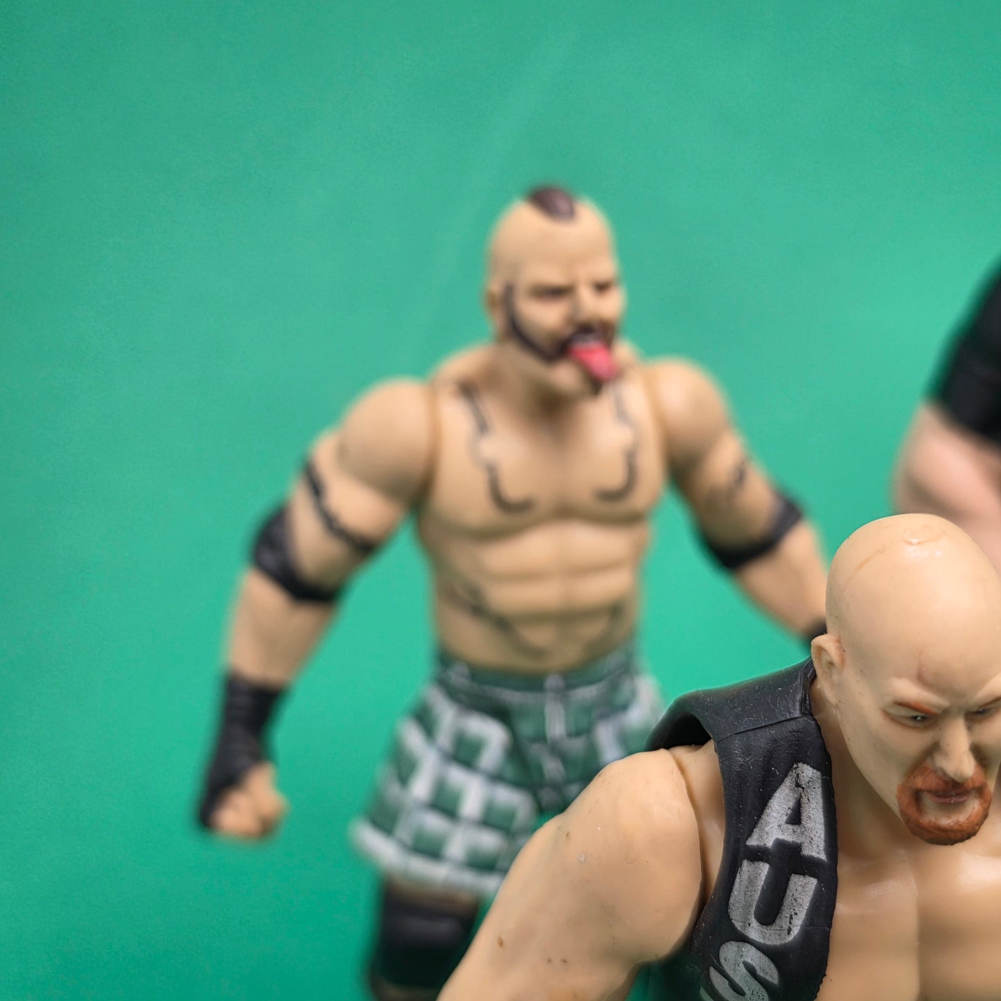 WWF JAKKS PACIFIC SUPERSTARS ☆ Bundle STONE COLD XPAC KANE Vintage Figures ☆ BCA Original
