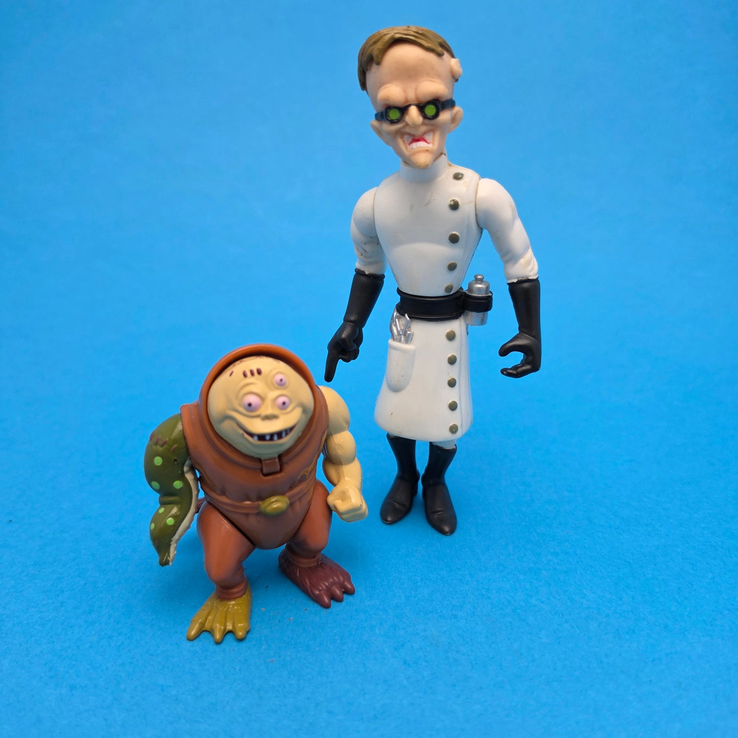 BIKER MICE FROM MARS ☆ DR KARBUNKLE & FRED Vintage Figure ☆ 90s Loose BMFM
