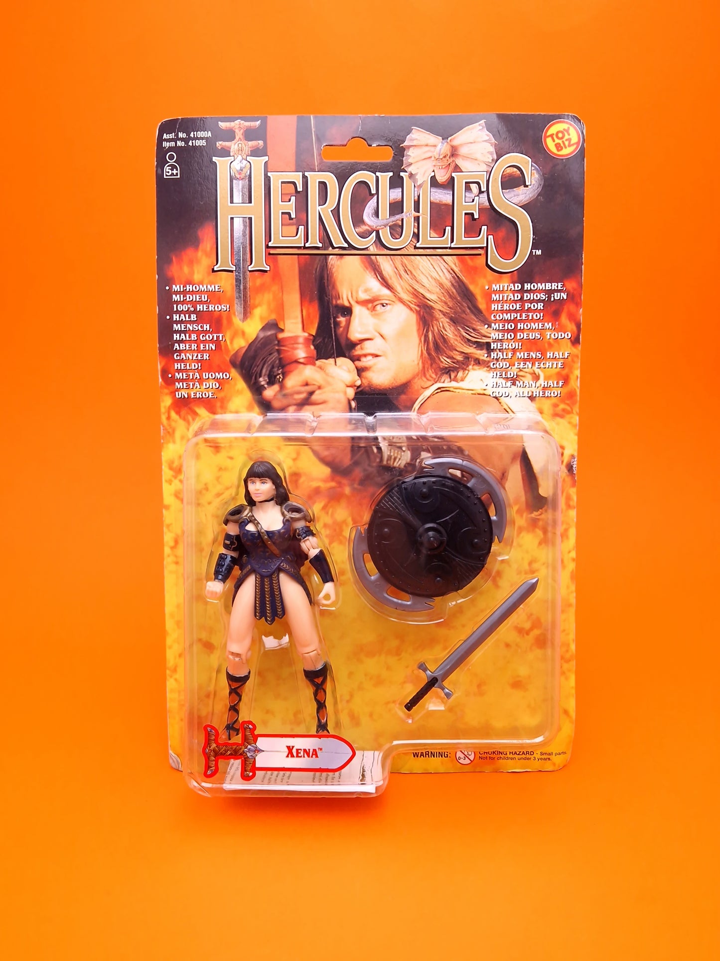 HERCULES ☆ XENA WARRIOR PRINCESS Vintage Action Figure ☆ Original Carded Toybiz 90s