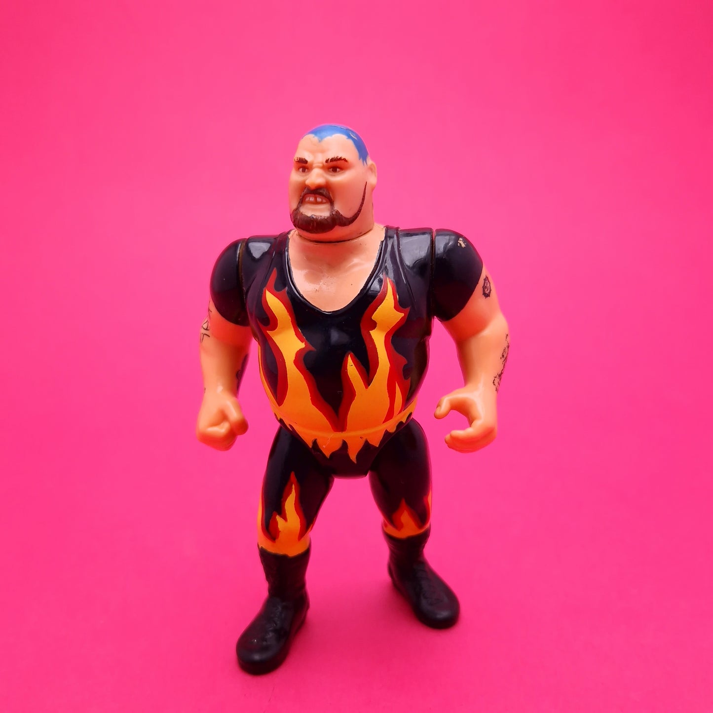 WWF HASBRO BAM BAM BIGELOW Vintage Wrestling Figure ☆ Original 90s Series 8