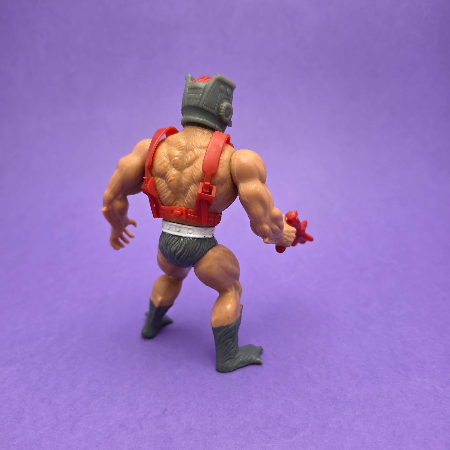 MASTERS OF THE UNIVERSE ☆ ZODIAC Red & Black Vintage Figure ☆ MOTU 80s Mattel