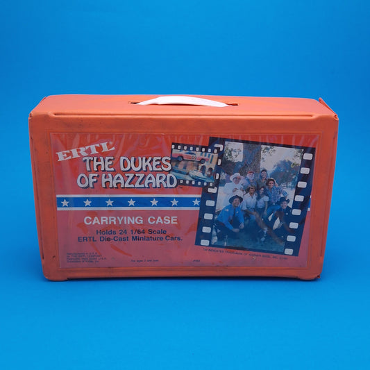 DUKES OF HAZARD ☆ CARRYING CASE for Diecast Cars ☆ ERTL Vintage 1/64 Hold 24