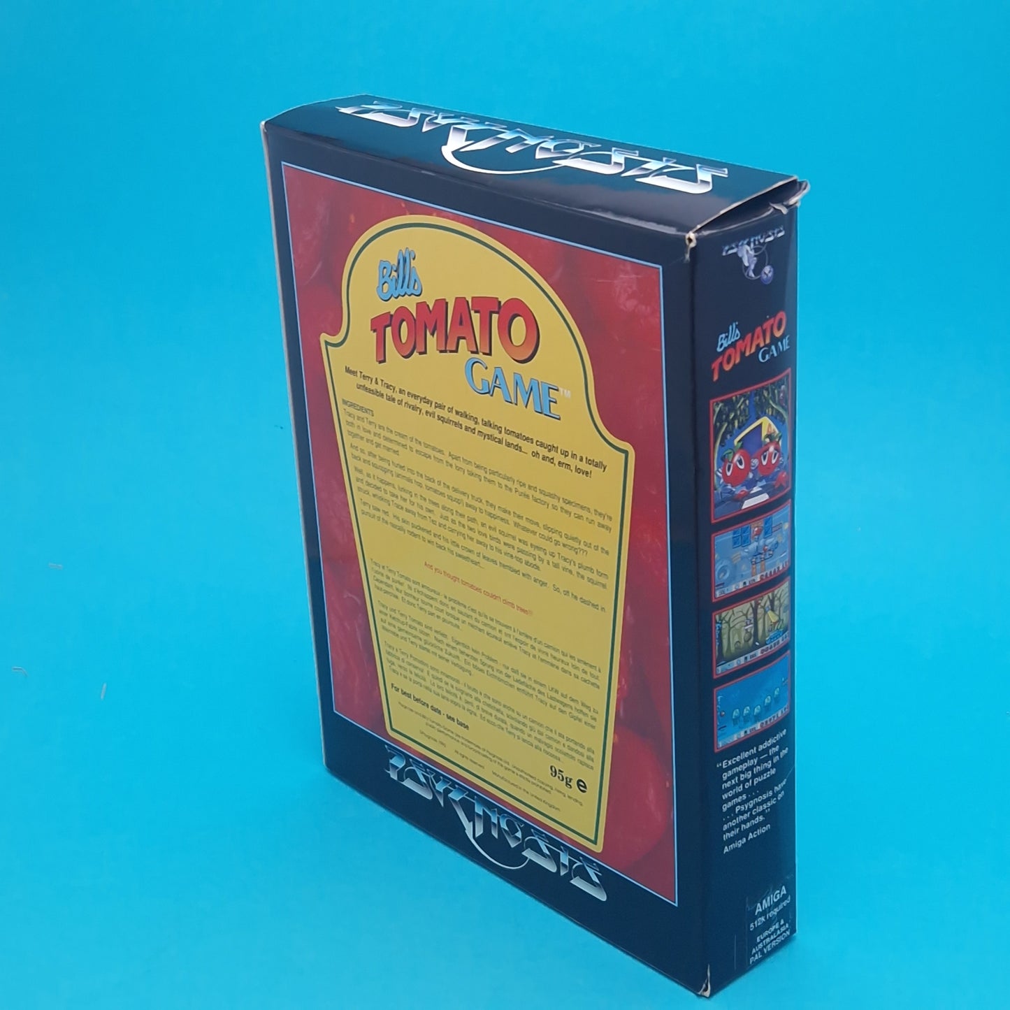 AMIGA ☆ BILLS TOMATO GAME ☆ BOXED Vintage Retro Game Commodore
