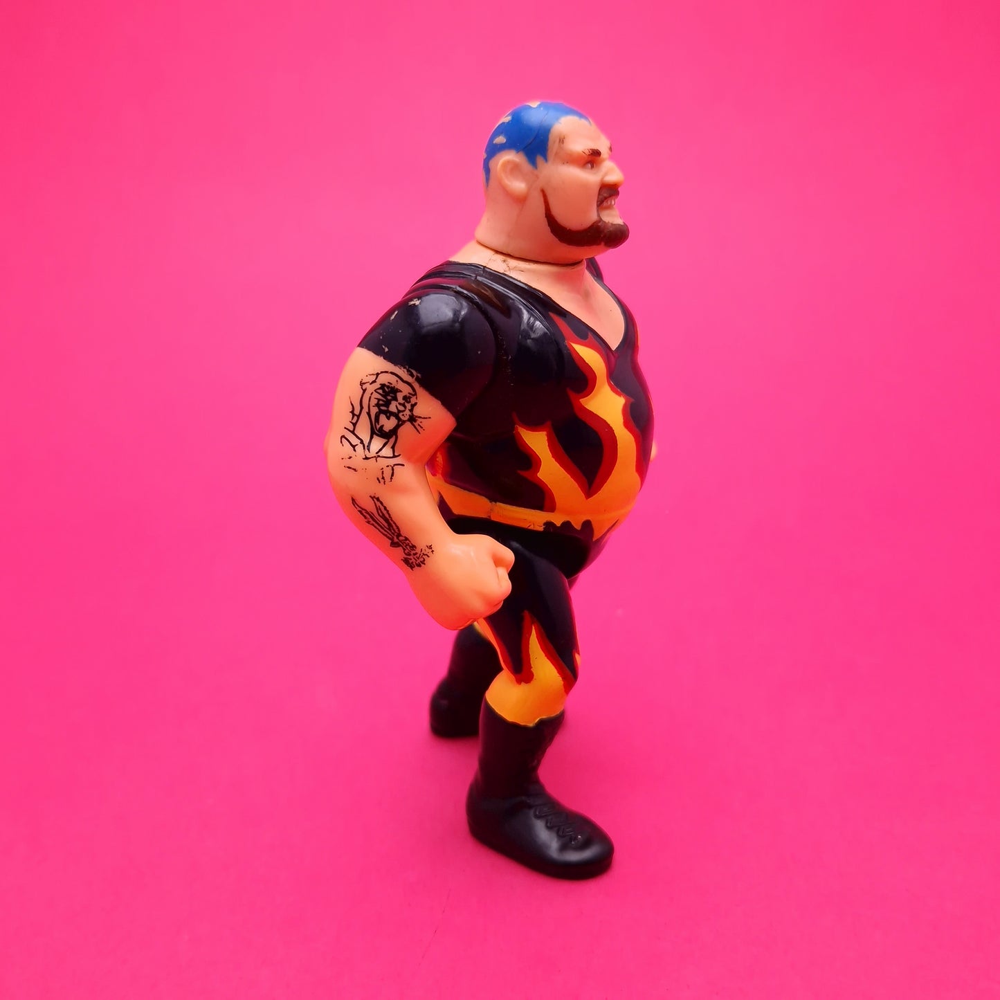 WWF HASBRO BAM BAM BIGELOW Vintage Wrestling Figure ☆ Original 90s Series 8