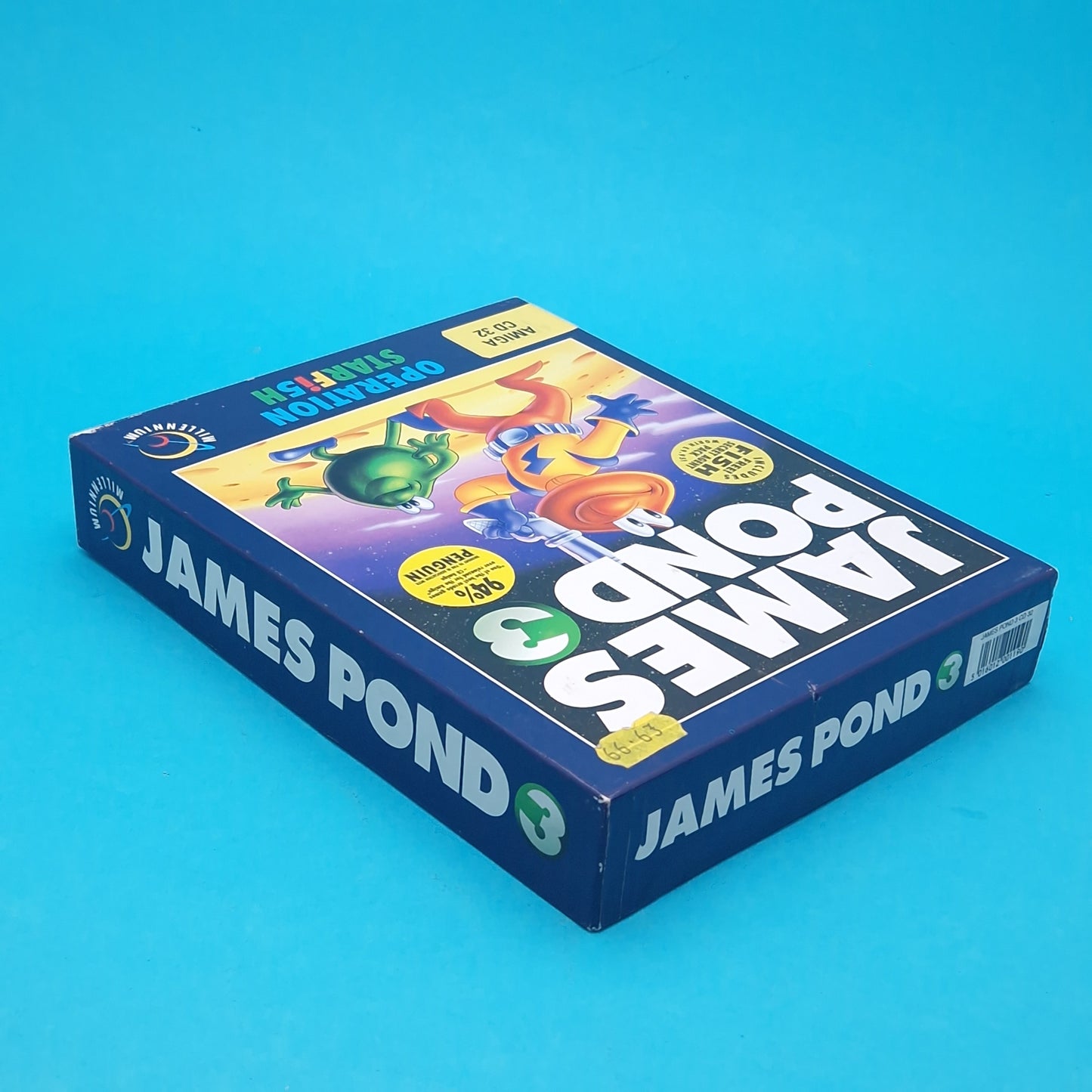 AMIGA CD32 ☆ JAMES POND 3 ☆ BIG BOX BOXED Vintage Retro Game Commodore 90s