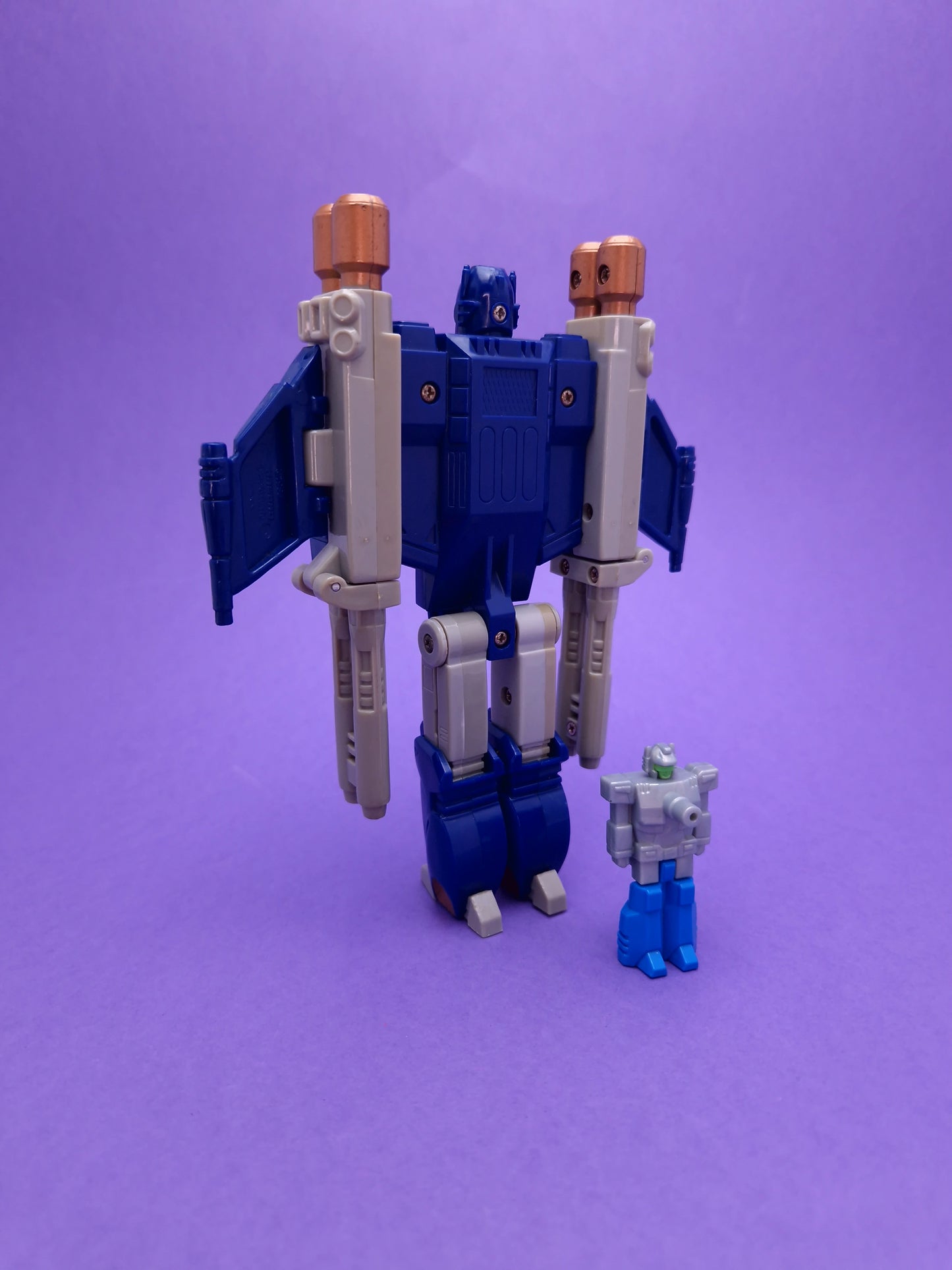 TRANSFORMERS G1 ☆ TARGETMASTER TRIGGER HAPPY & BLOWPIPE Figure ☆ Card Robot Vintage Original 1987