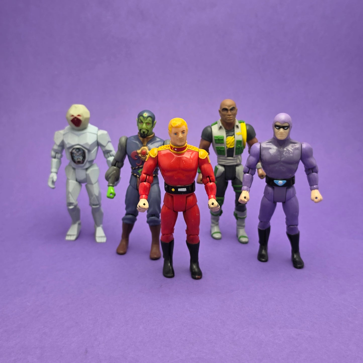 DEFENDERS OF THE EARTH ☆ FLASH GORDON PHANTOM Bundle Vintage Figure ☆ 1985 Loose