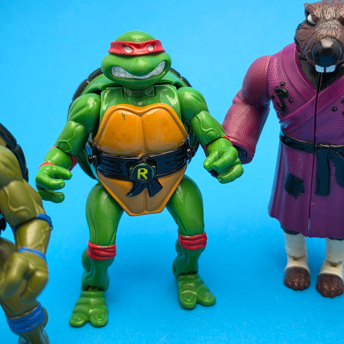 TEENAGE MUTANT NINJA TURTLES ☆ SPLINTER RAPH LEO DON MICKEY Mutatin Mutations Figure ☆ Vintage