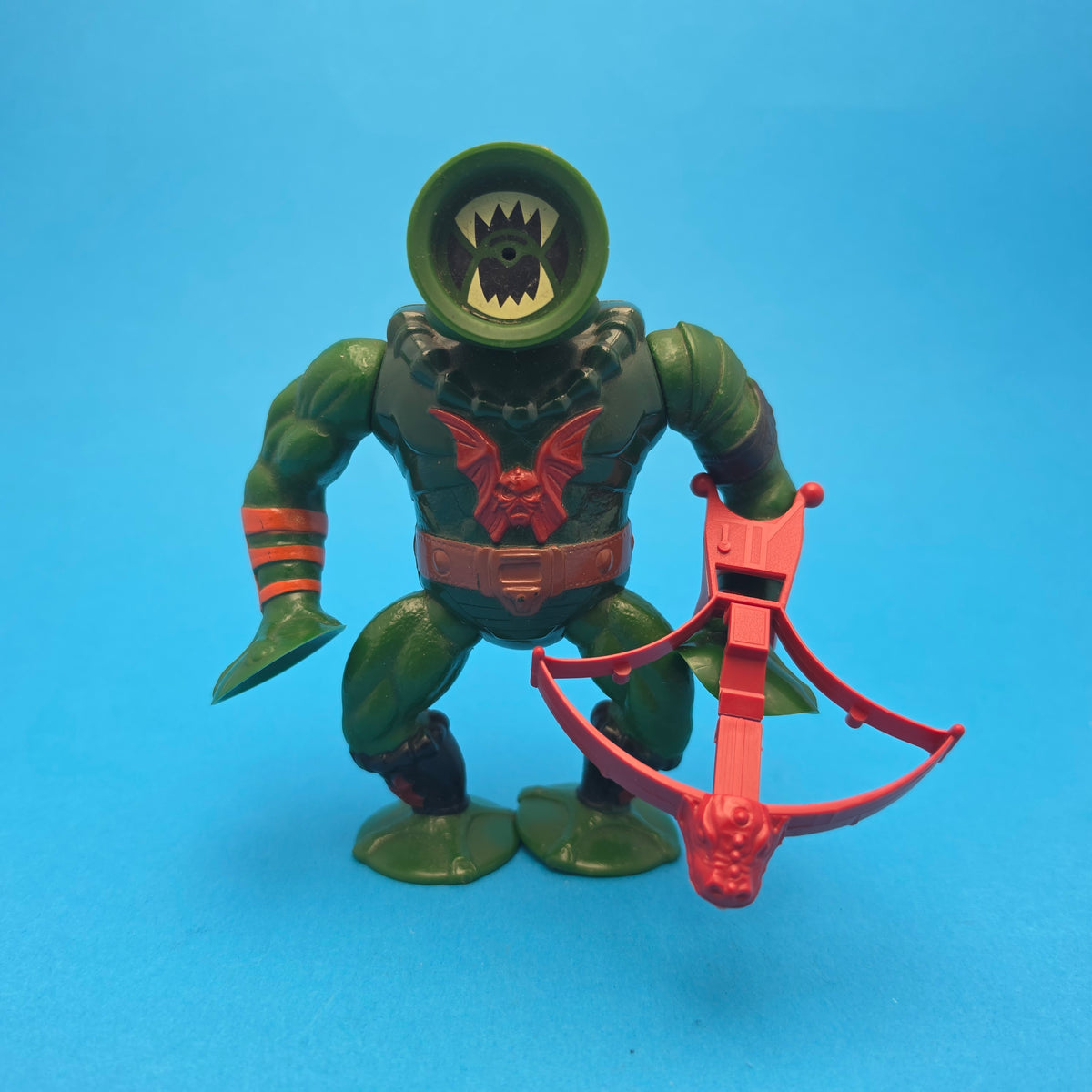 MASTERS OF THE UNIVERSE ☆ LEECH USA CROWSBOW Vintage Figure ☆ MOTU Loose 80s Mattel